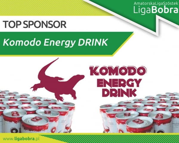 Komodo Energy Drink z Ligą Bobra