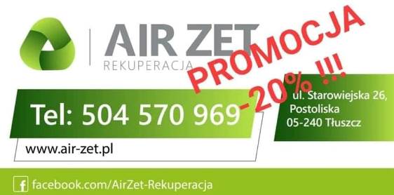 Jan Zapora Air Zet rekuperacja Tłuszcz